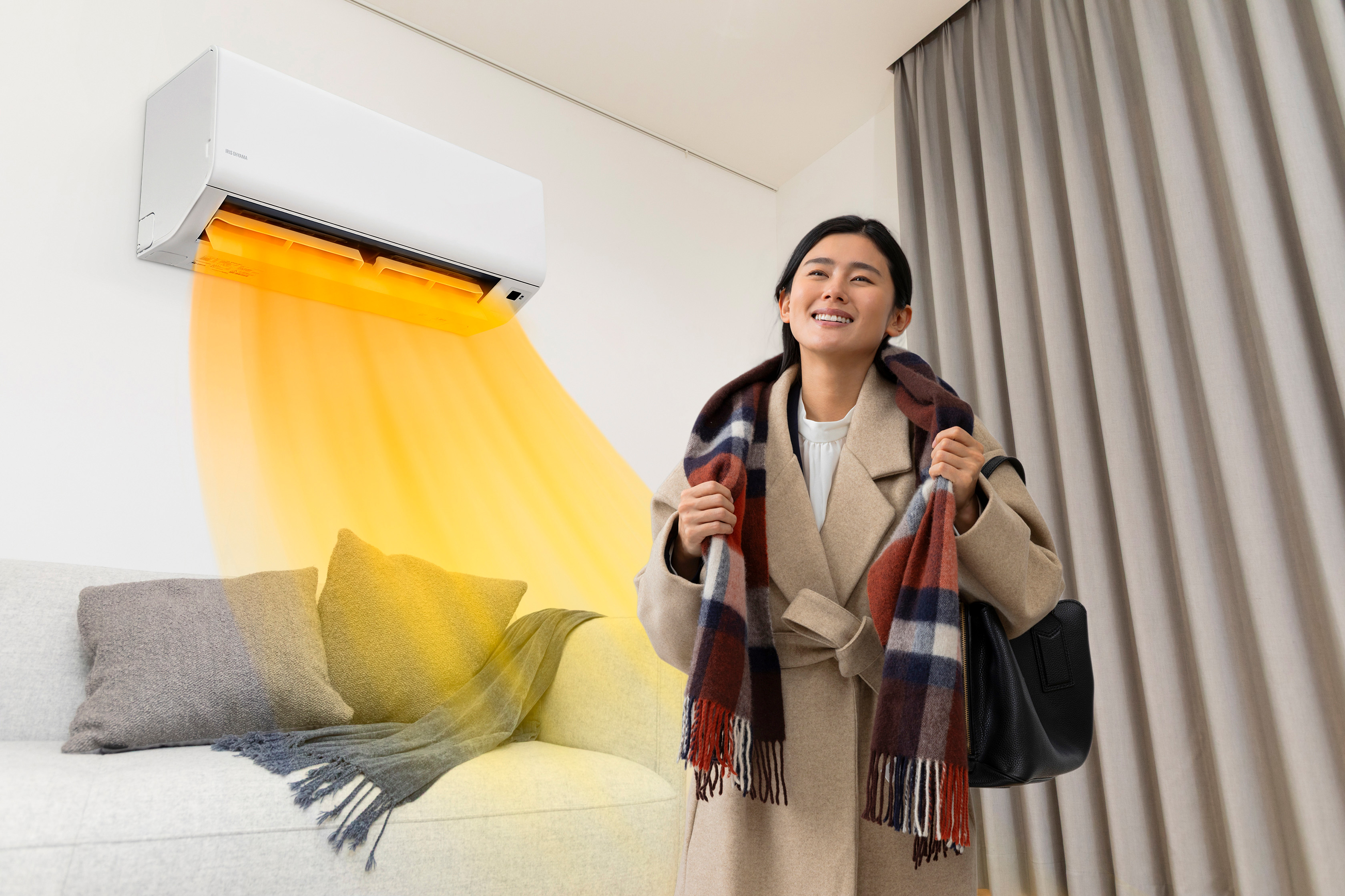九州で20点限り】【配達専用】アイリスオーヤマ ルームエアコン G