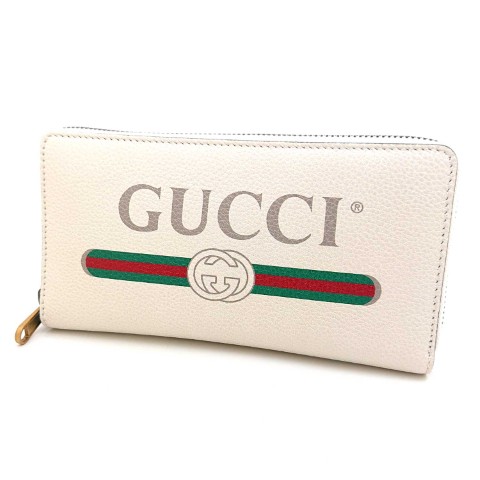 【SALE中】♡GUCCI 財布♡ 定価より15,000円以上お値引き！ グッチ ラウンドファスナー長財布 ホワイト | 【公式】イオン九州