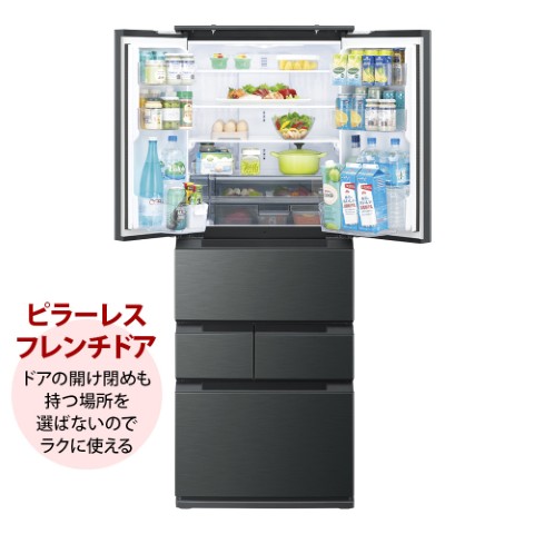 配達専用】SHARP 429L プラズマクラスター搭載 6ドア冷蔵庫 ダスク