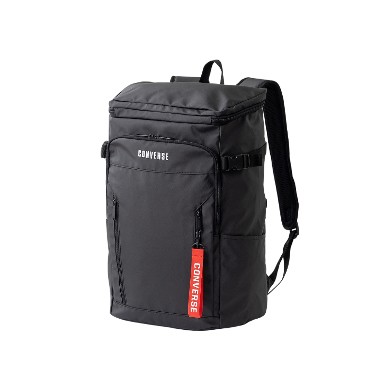 未使用　EASTPAK　レア　コンバースコラボ　ブラックリュック コンバース コラボ2ポケットリュック ブラック(アイボリーロゴ