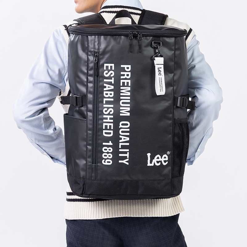 Lee スクエアリュック ボックスリュック グラデーションピンク