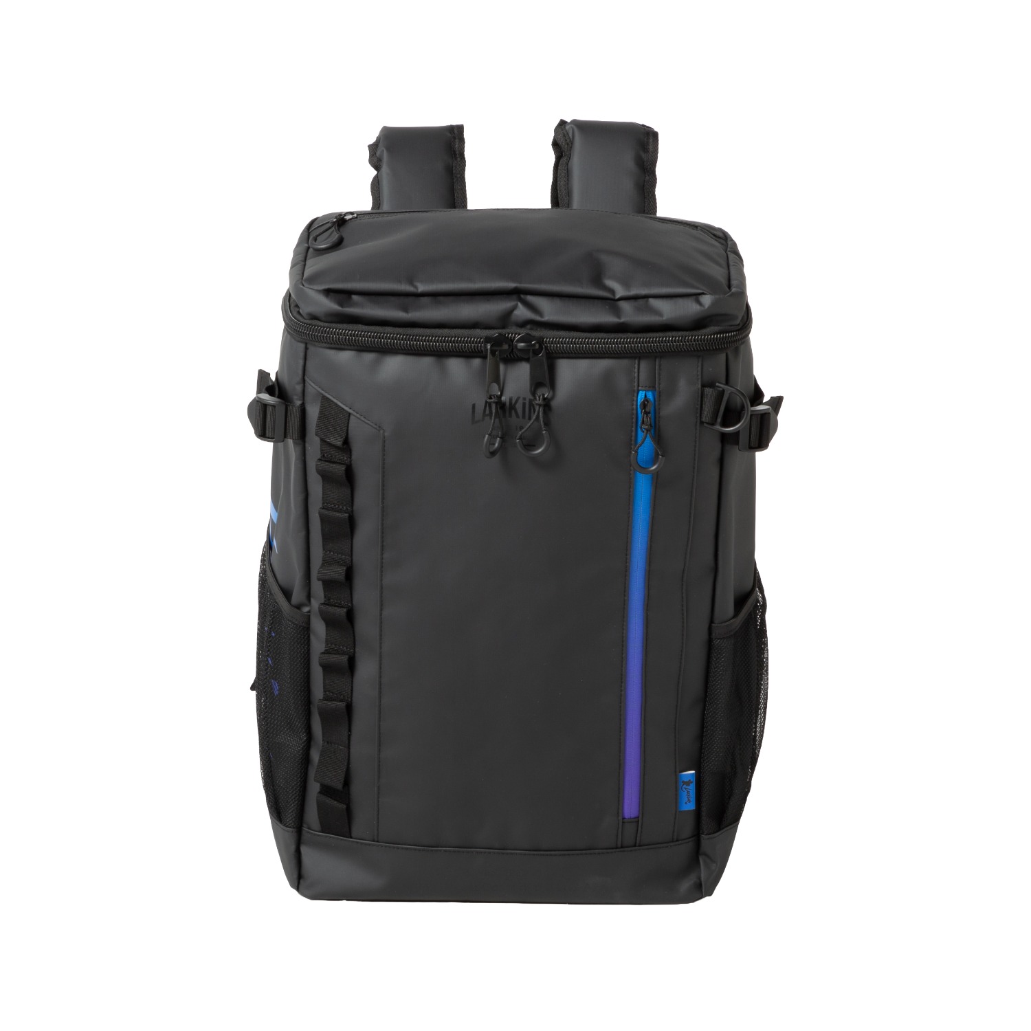 ラーキンス ボックス型リュック ブラック×ブルー | 【公式】イオン九州