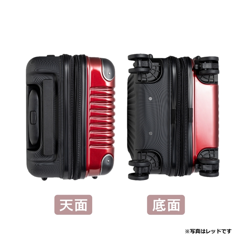 ヴィットリーニ ツートンジッパーキャリー 39L カーボンブラック ヴィットリーニ ツートンジッパーキャリー 39L カーボンブラック