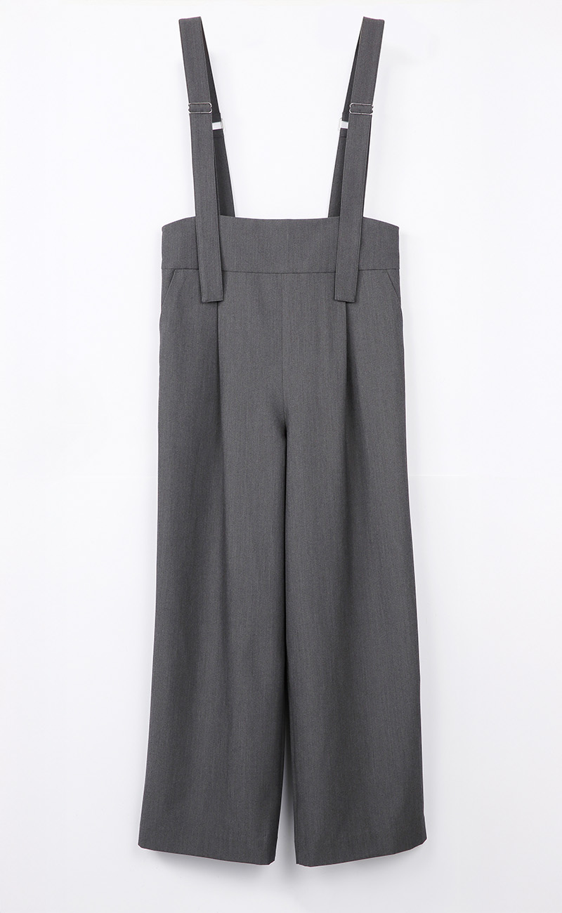 UrbanSmart ハイウエストサロペット グレー M【1週間～10日後のお渡し