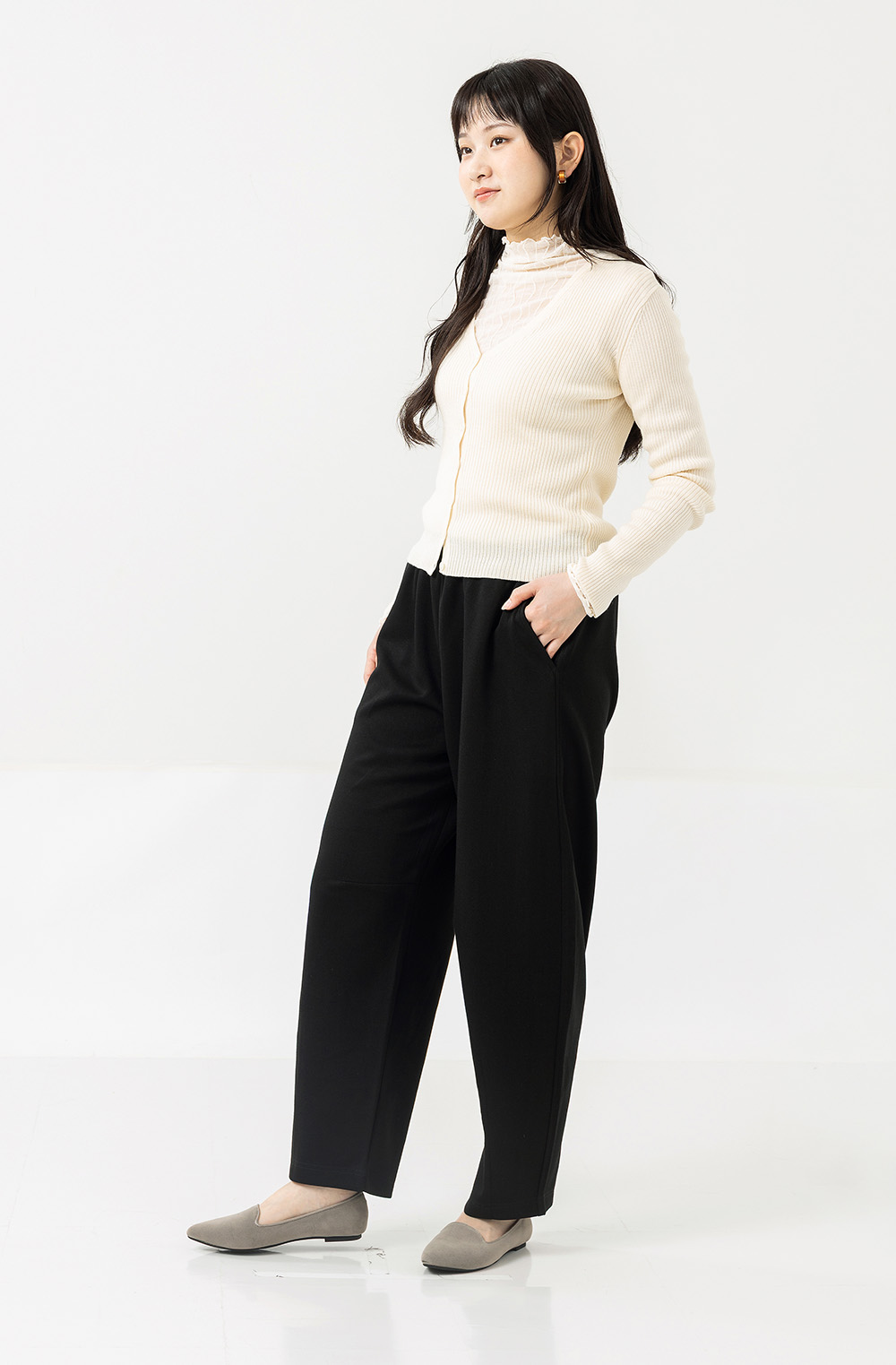 UrbanSmart ダンボールニットカーブパンツ ブラック M | 【公式
