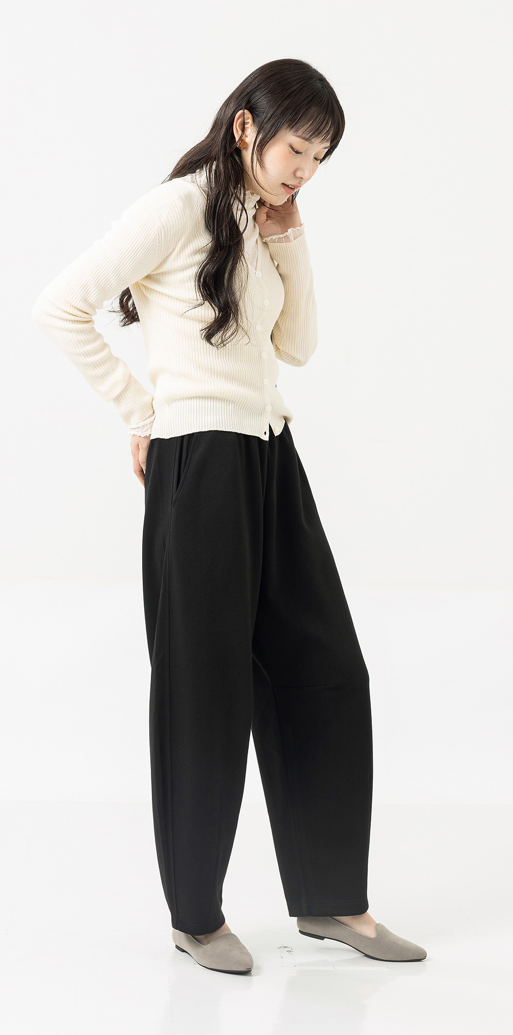 UrbanSmart ダンボールニットカーブパンツ ブラック M | 【公式