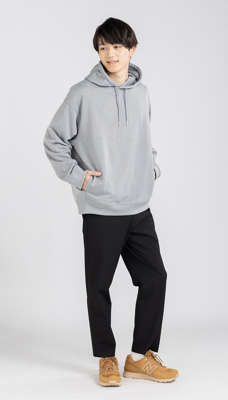 グレー パーカー XL UrbanSmart 裏毛プルパーカー グレー S【1週間～10日後のお渡し