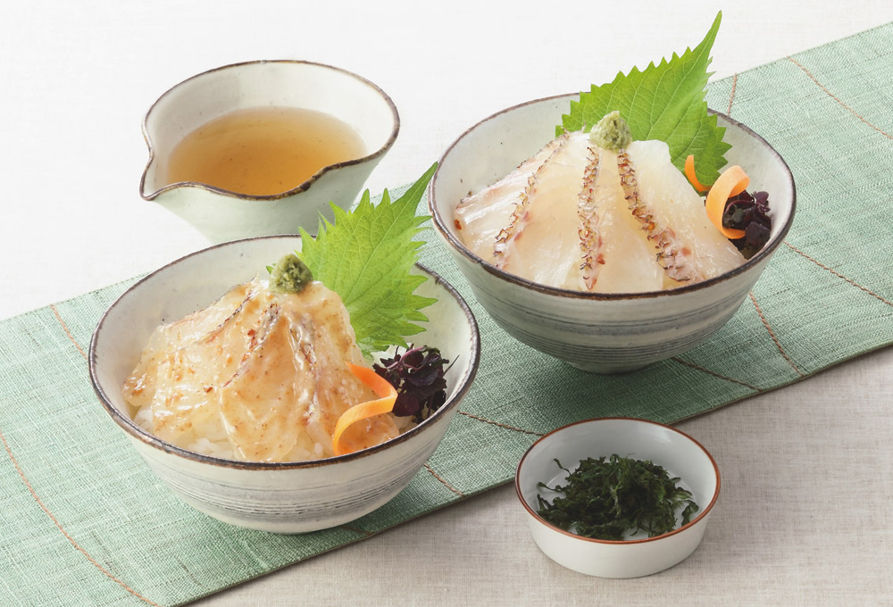 福岡 アキラ水産 玄界灘の天然真鯛鯛茶漬け4食セット