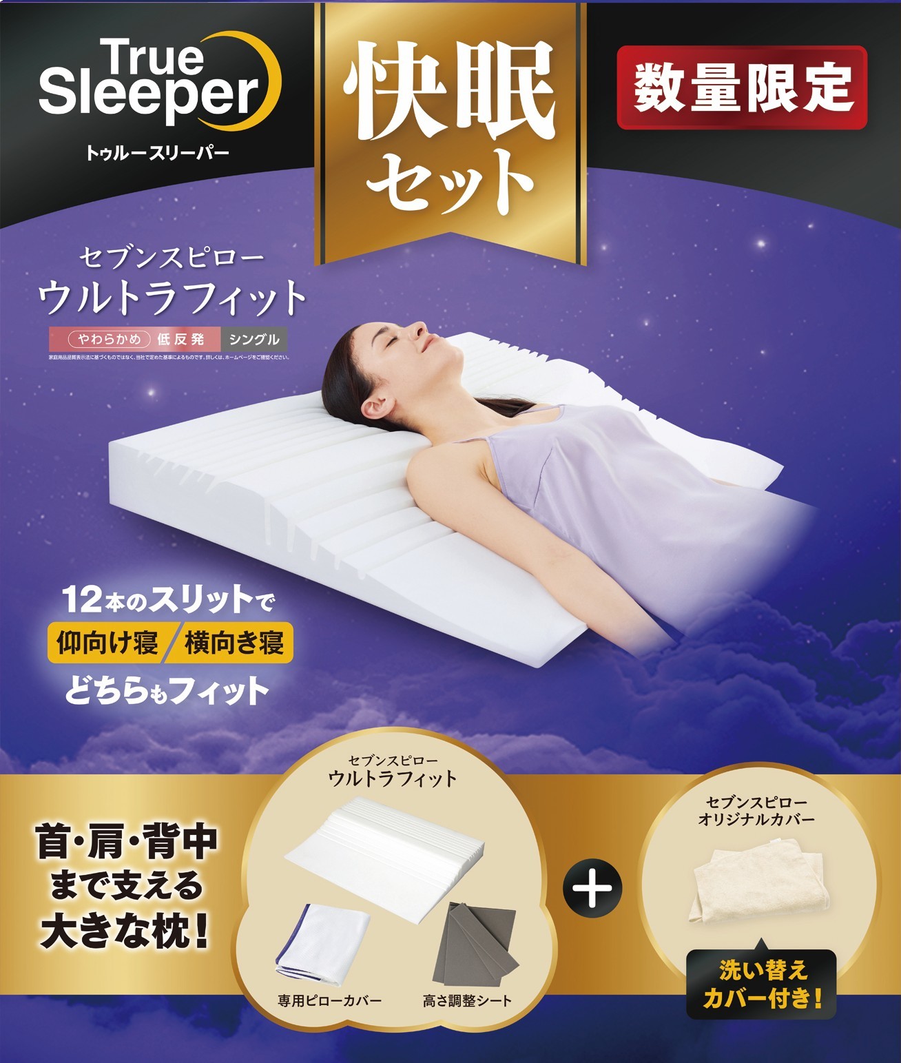 新品 シングルトゥルースリーパー 快眠セット FKB-WS43 FN007267 新品 シングルトゥルースリーパー 快眠セット FKB-WS43 FN007267