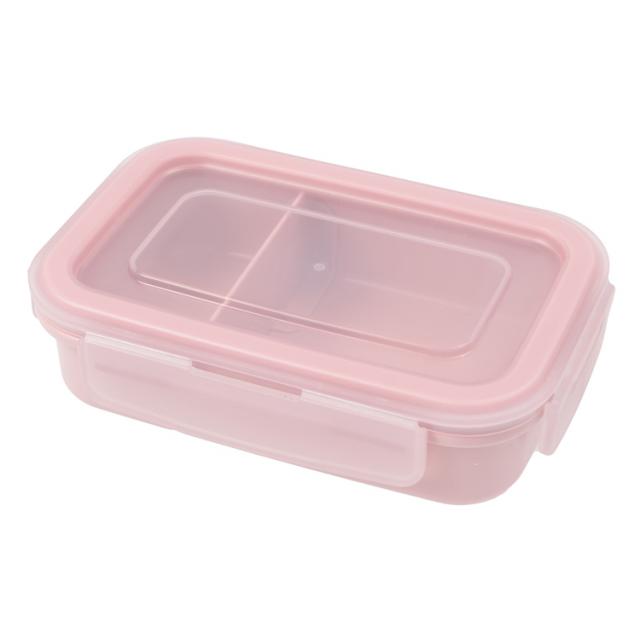ホームコーディ 洗いやすい4点ロック弁当箱 500ml ピンク | 【公式