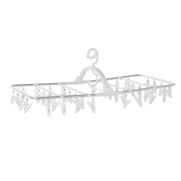 ホームコーディ 「使いやすくて丈夫な」アルミ折りたたみ角ハンガー40