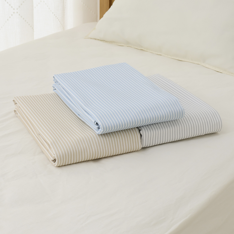 CELINE フラットシーツセット ホワイト・ベージュ CELINE フラットシーツセット ホワイト・ベージュ