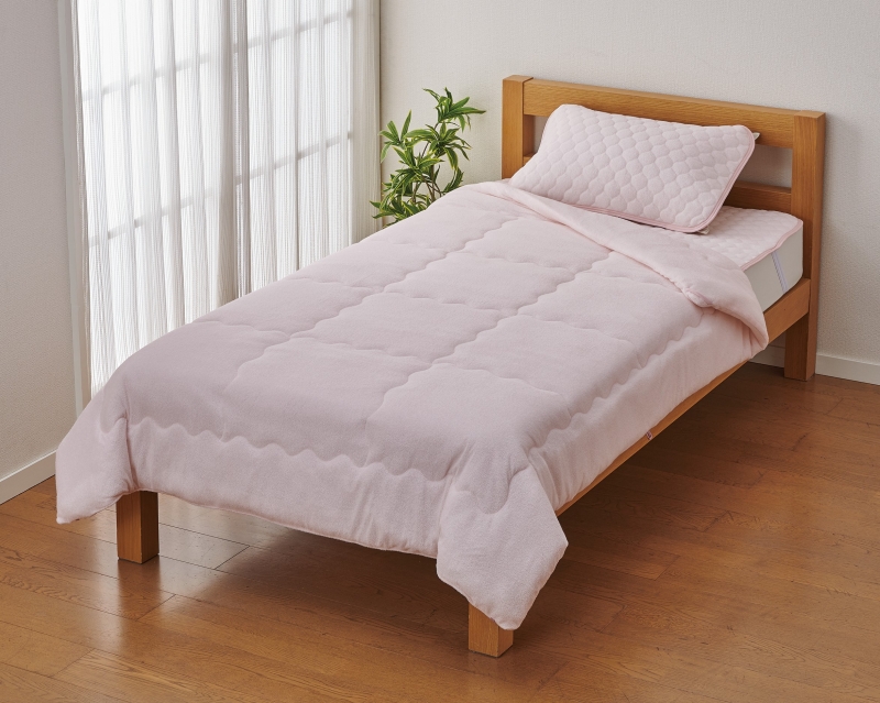 ホームコーディ　未使用品　肌掛け　洗える羽毛布団　シングルロング