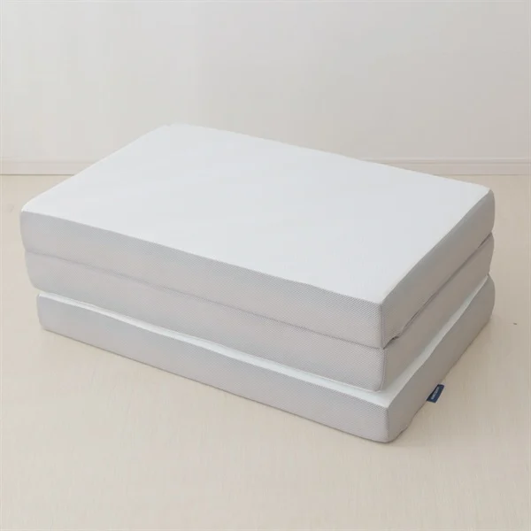 ホームコーディ しっかり支える三つ折りマットレス シングル ホワイト