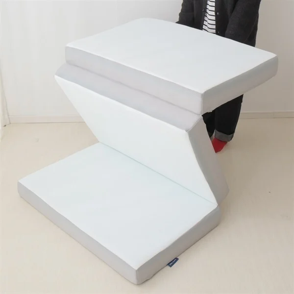 ホームコーディ しっかり支える三つ折りマットレス シングル ホワイト