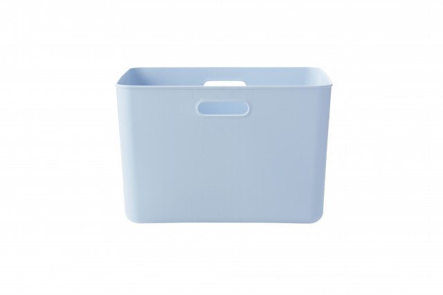 ホームコーディ やわらか収納ボックス レギュラー 深型 ブルー