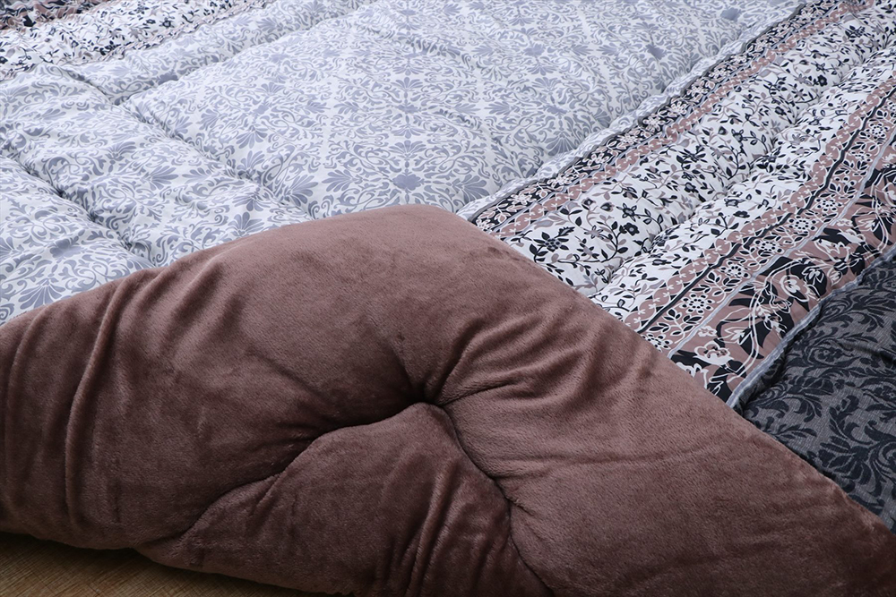 エレガンス柄 こたつ布団 掛け単品 レイエル ブラウン 約205×245cm
