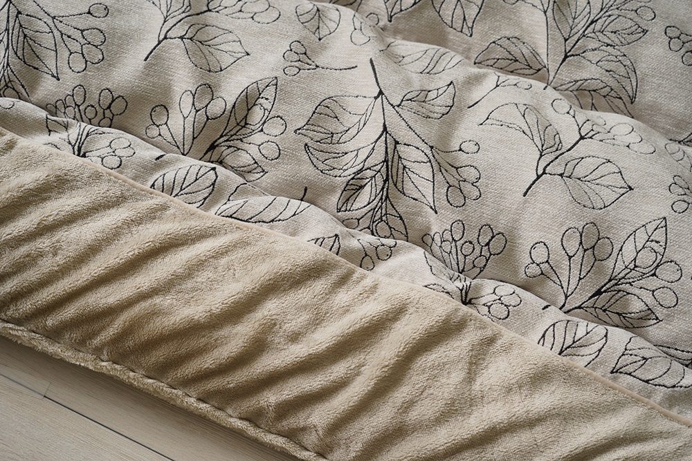 北欧柄 こたつ布団 掛け単品 ブラン アイボリー 約205×285cm【10日~2