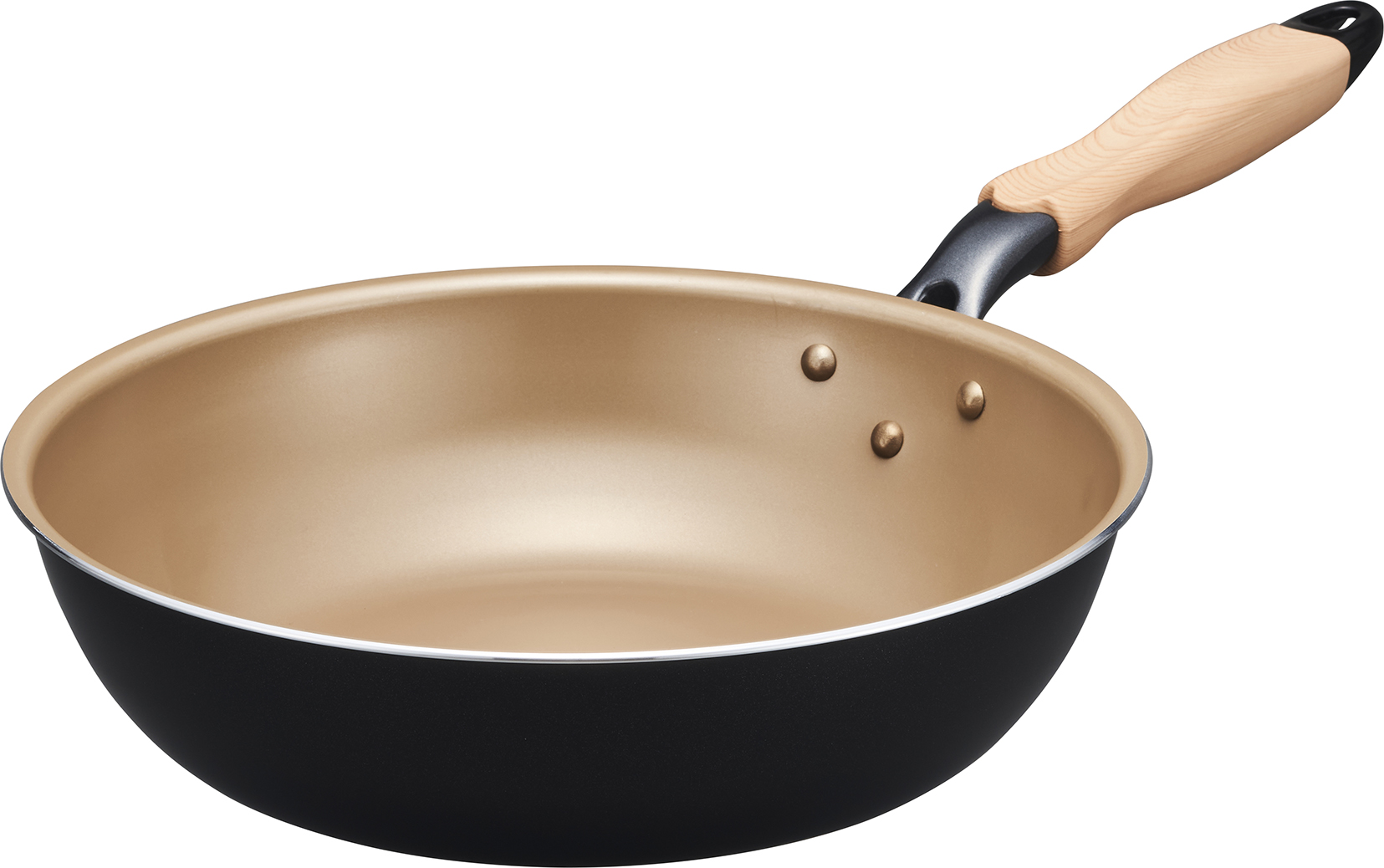 ドウシシャ evercook(エバークック) ガス火軽量フライパン 深型