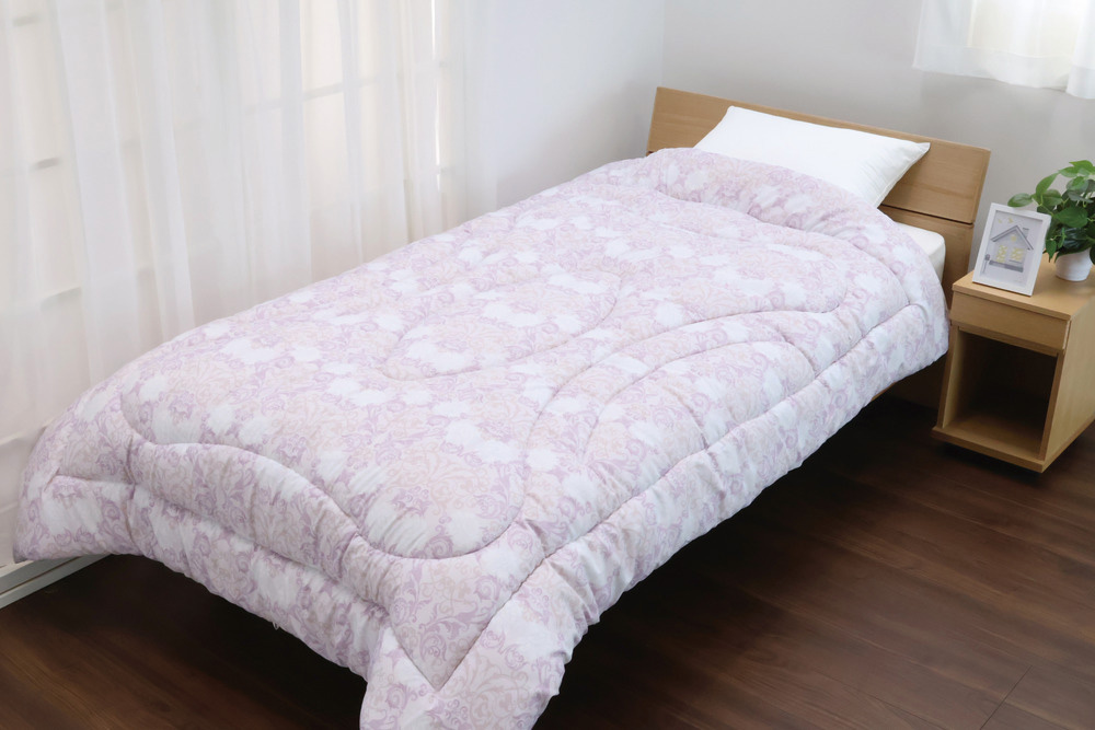 九州で100点限り】nishikawa羊毛混掛ふとん アンカラ ピンク【3月7日