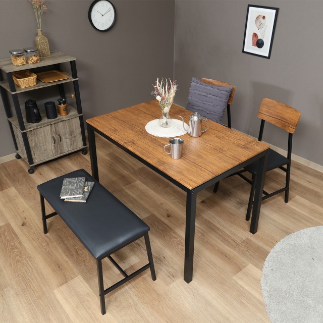 不二貿易 マリー ダイニングセット 4点 ヴィンテージ | 【公式