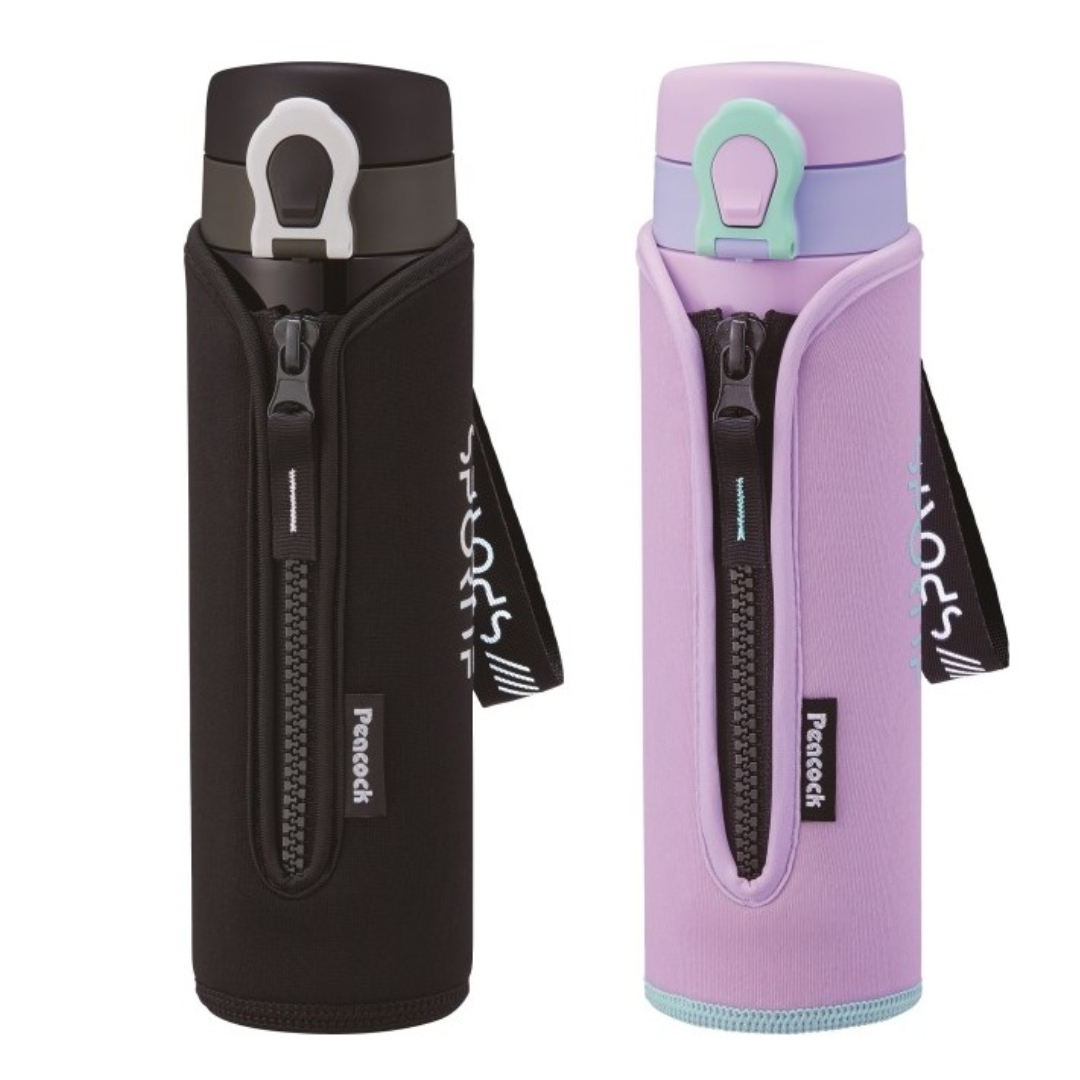 ピーコック ワンタッチマグ 500ml（ポーチ付）AMI-F50 パープル