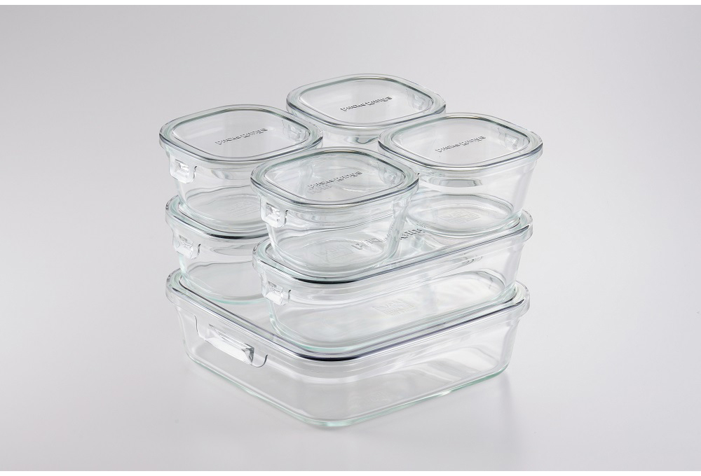 iwaki クールグレー　1000ml×3 800×3 450×4 iwaki クールグレー1000ml×3 800×3 450×4