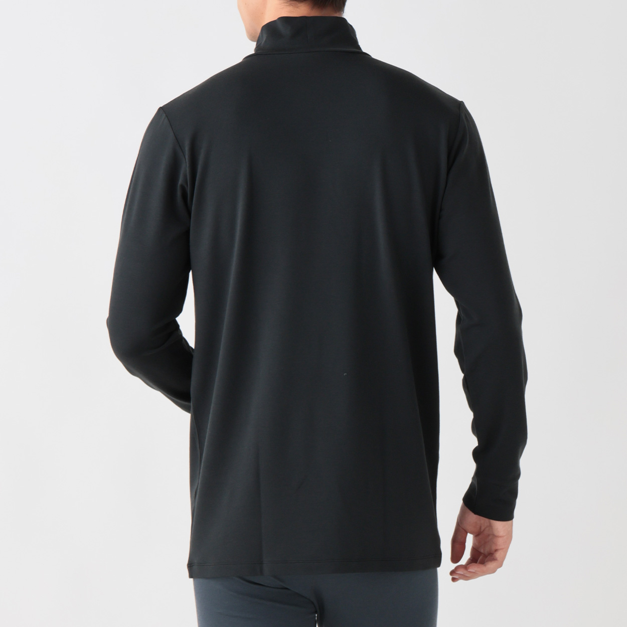 PEACE FIT WARM厚地 長袖ハイネックシャツ クロ XL | 【公式】イオン