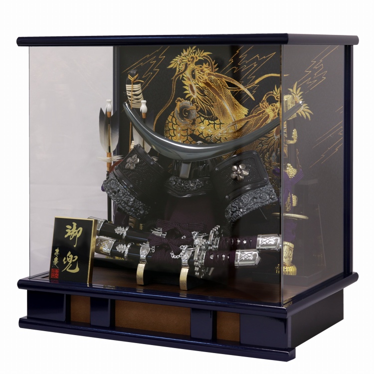 兜 極上品 寿慶作 銀竜 兜飾り 兜 極上品 寿慶作 銀竜 兜飾り