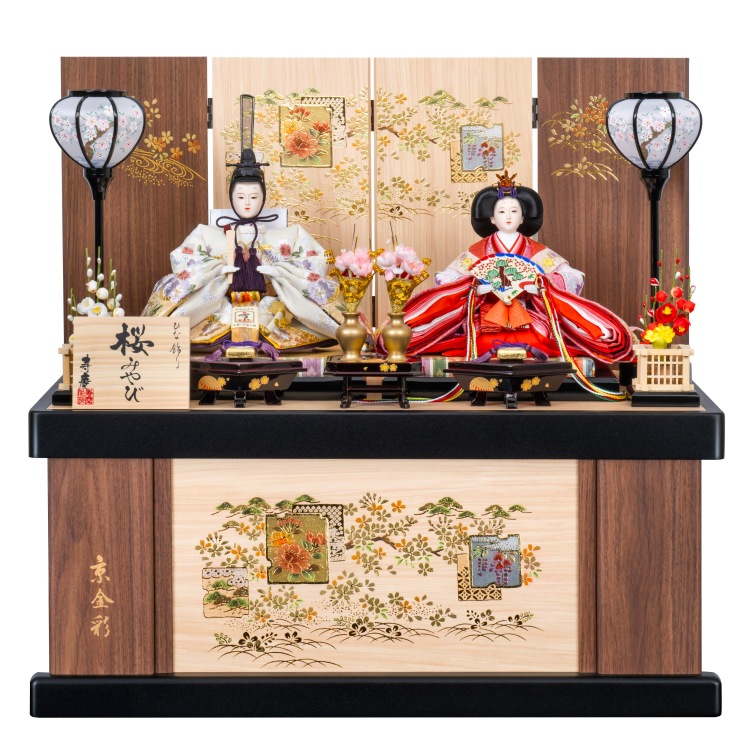雛人形　収納飾り　寿慶 寿慶 親王収納飾り「桜みやび」 | 【公式】イオン九州オンラインストア