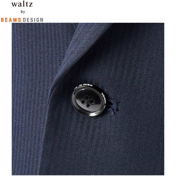 waltz by BEAMS DESIGN シャドーストライプスーツ ネイビー