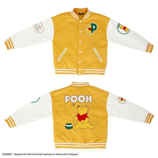 Happy♡ さま専用　NBB WEEKEND スニードジャケット　イエロー くまのプーさん マイルドハニー スタジャンL | 【公式】イオン九州