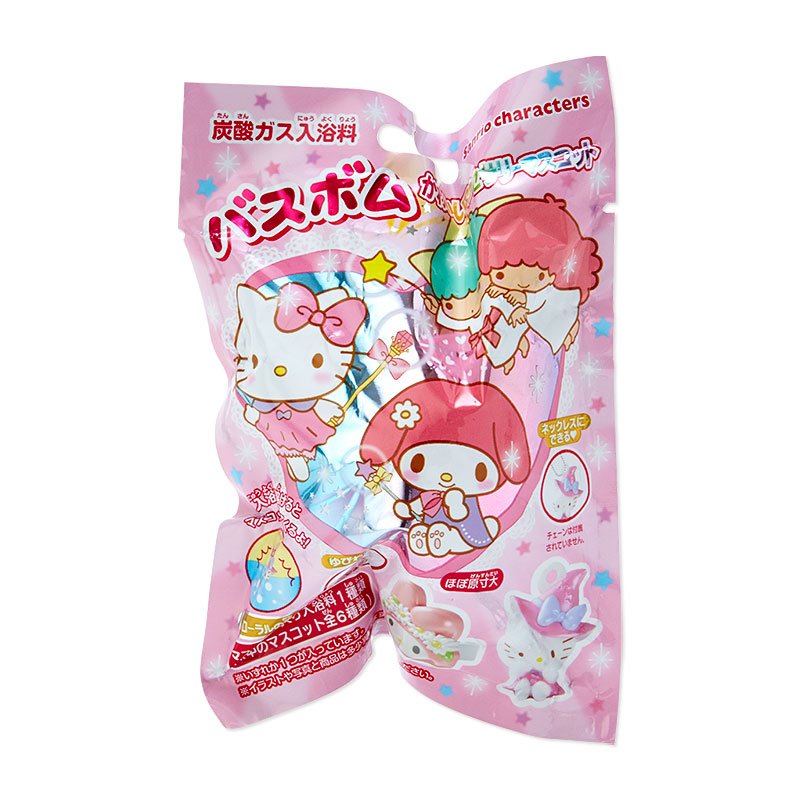 新品　廃盤　19個セット　サンリオ バスボム アクセサリーマスコット サンリオキャラクターズ＊バスボム かわいいアクセサリー