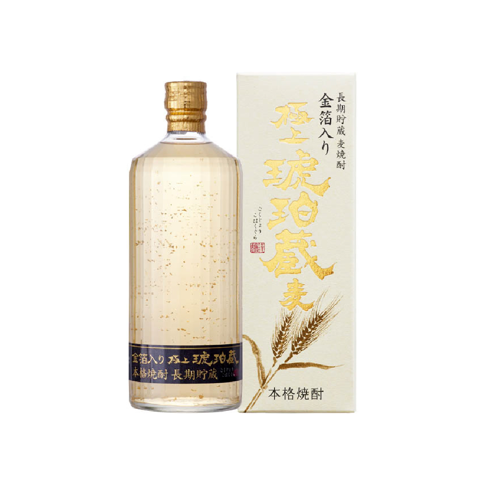 福徳長酒造 金箔入り極上琥珀蔵 麦焼酎 25度 720ml | 【公式】イオン