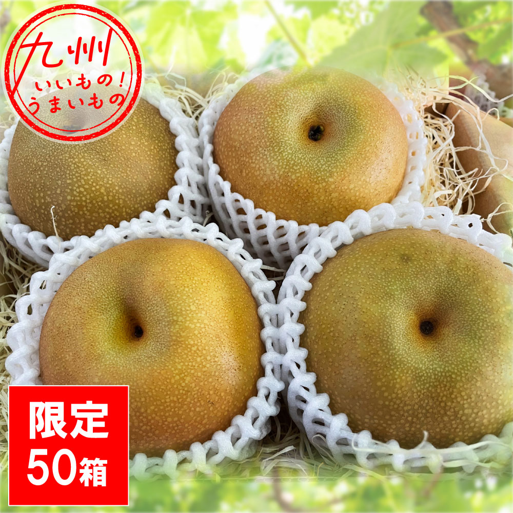 ジューシーですっきりした甘さ！　王秋1.7kg（4玉入）　霧島さくらフルーツランド