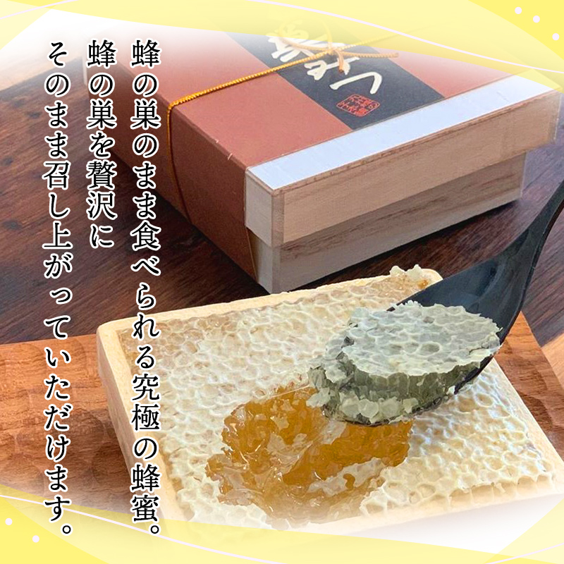 国産蜂蜜専門店 九州蜂の子本舗＞ 国産純粋 極巣みつ（巣蜜
