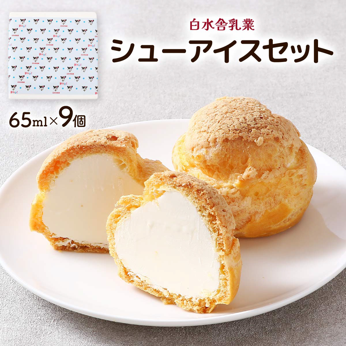白水舎乳業 シューアイスセット （65ml×9個） | 【公式】イオン九州