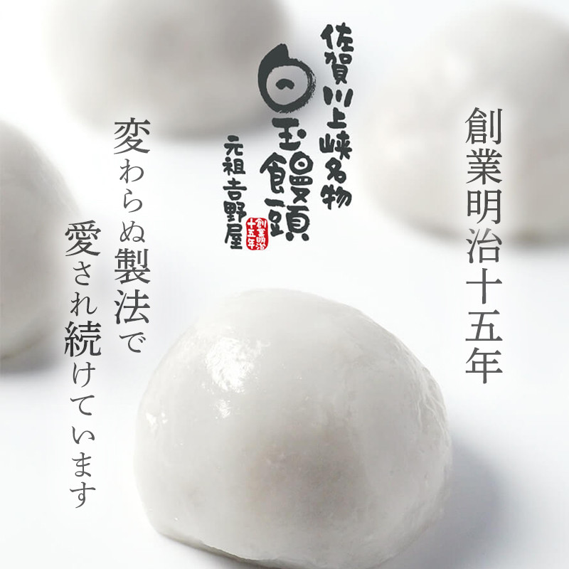 白玉饅頭詰め合わせ 元祖吉野屋の白玉饅頭（5袋）＋よもぎ白玉