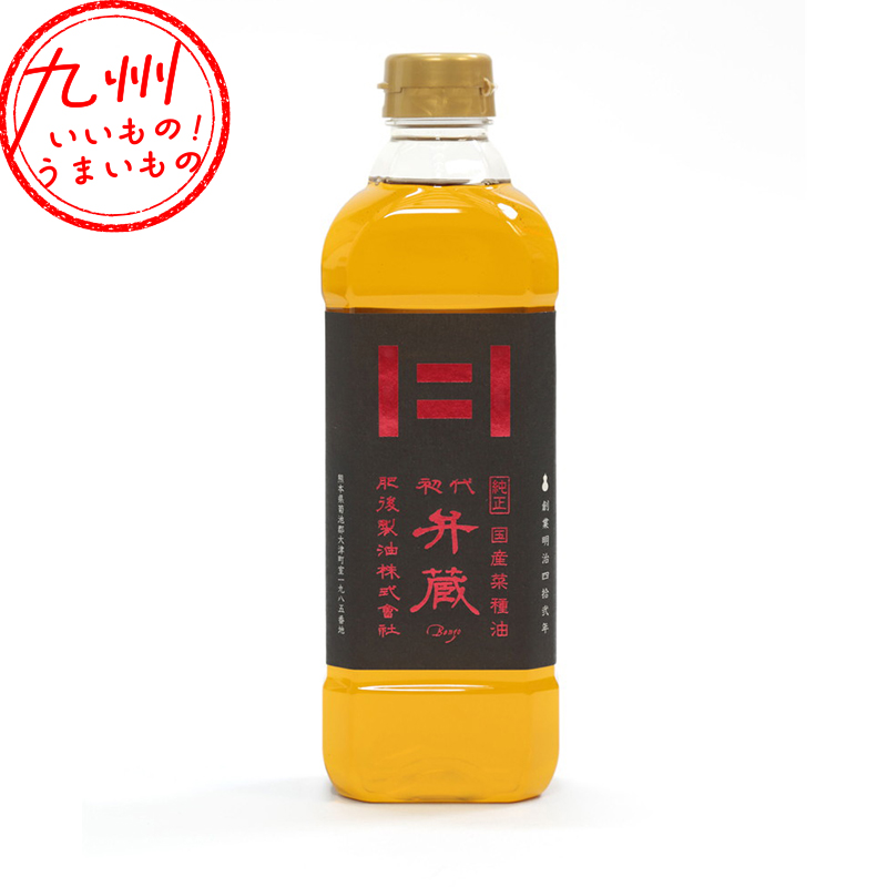 肥後製油 純正 国産 菜種油 初代弁蔵 600g | 【公式】イオン九州