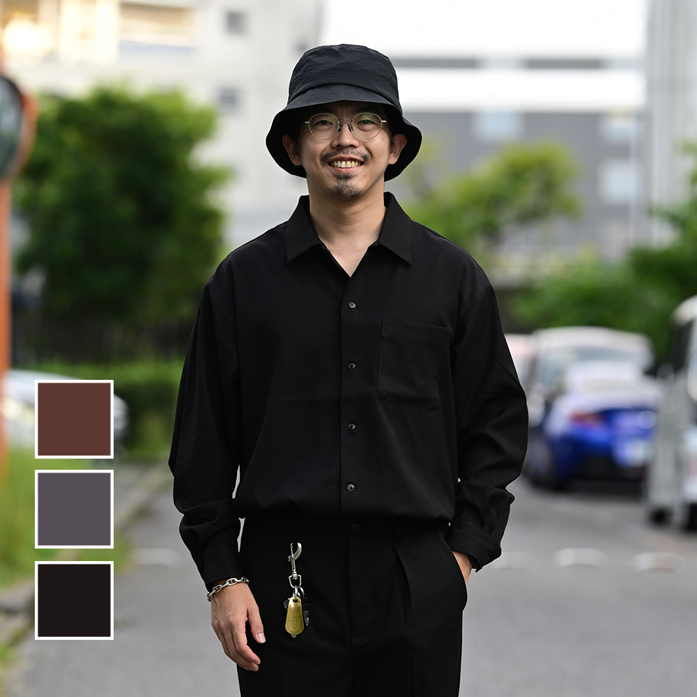 UrbanSmart×とんかつ レギュラーカラーシャツ ブラック L | 【公式