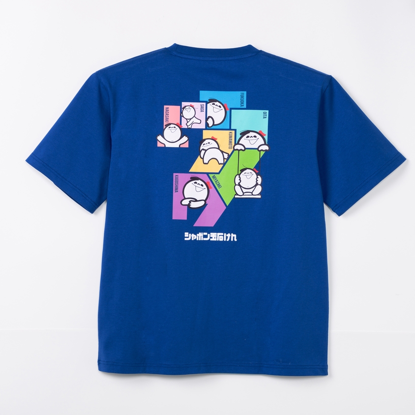 九州ご当地コラボTシャツ シャボン玉石けん ブルー S【7/15(火