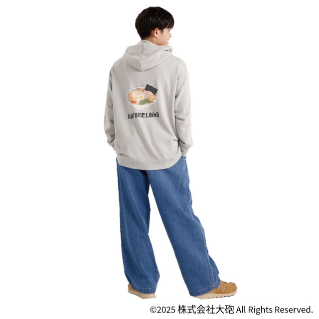 九州ご当地コラボパーカー 久留米 大砲ラーメン グレージュ L | 【公式