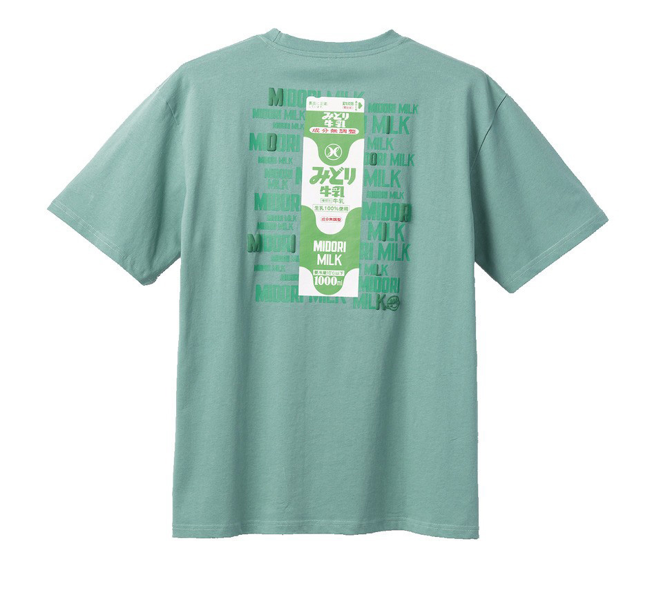 九州ご当地コラボTシャツ みどり牛乳 ライトグリーン L | 【公式