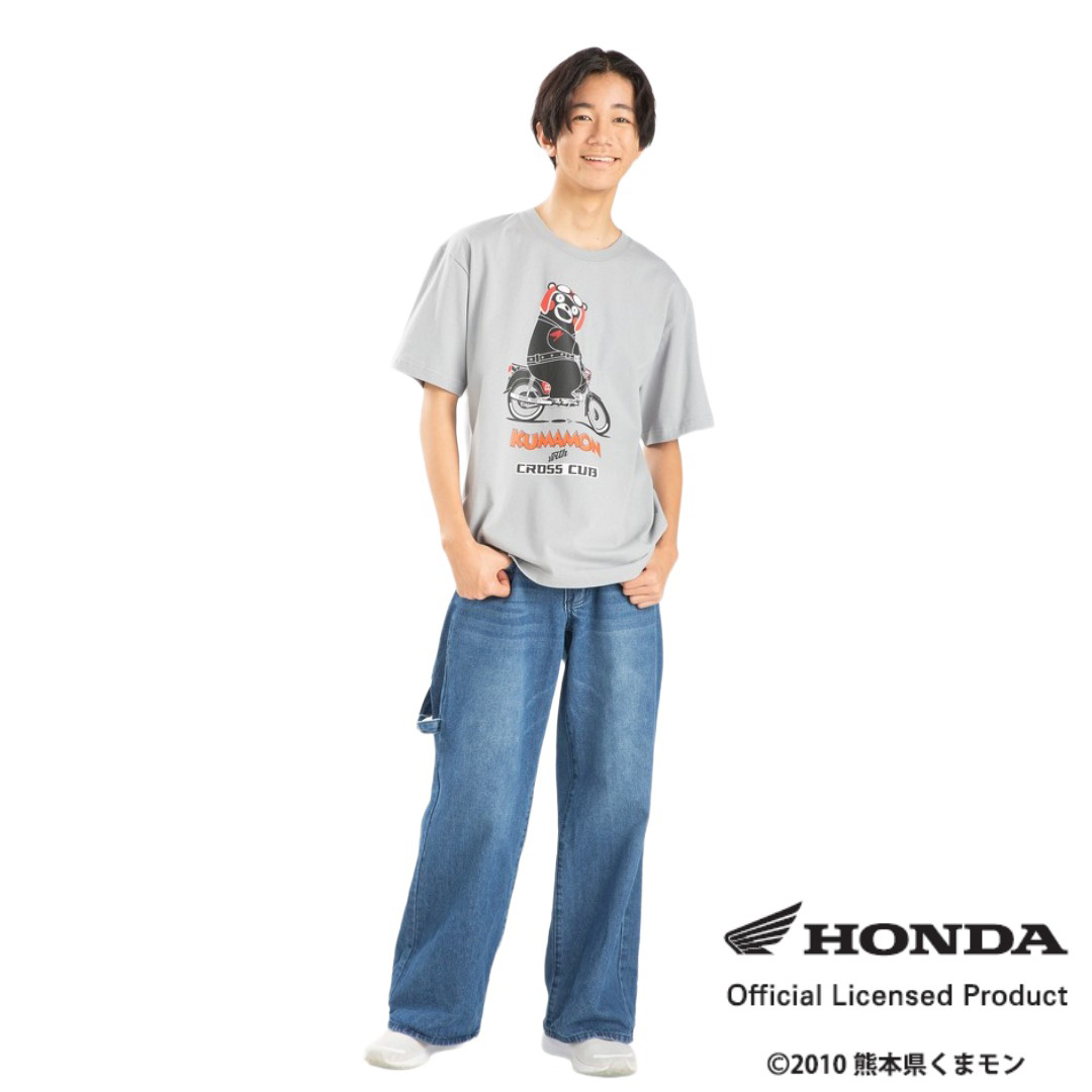 九州ご当地コラボTシャツ Honda×くまモン グレー M | 【公式】イオン