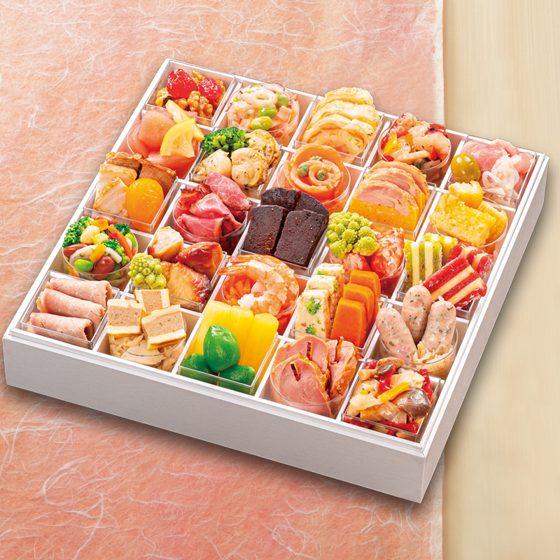 京都「しょうざん」おせち料理 カップインオードブル 39品 2人前〜3人前 京都しょうざん カップインオードブル かゆい 特大 2人前 3人前