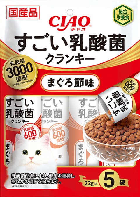猫用品 いなば CIAO すごい乳酸菌 クランキー 24袋