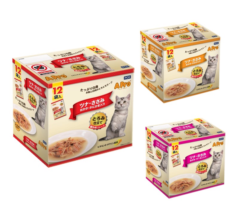 Apro猫パウチ とろみ仕立て 60g×12本入 各種 | 【公式】イオン九州