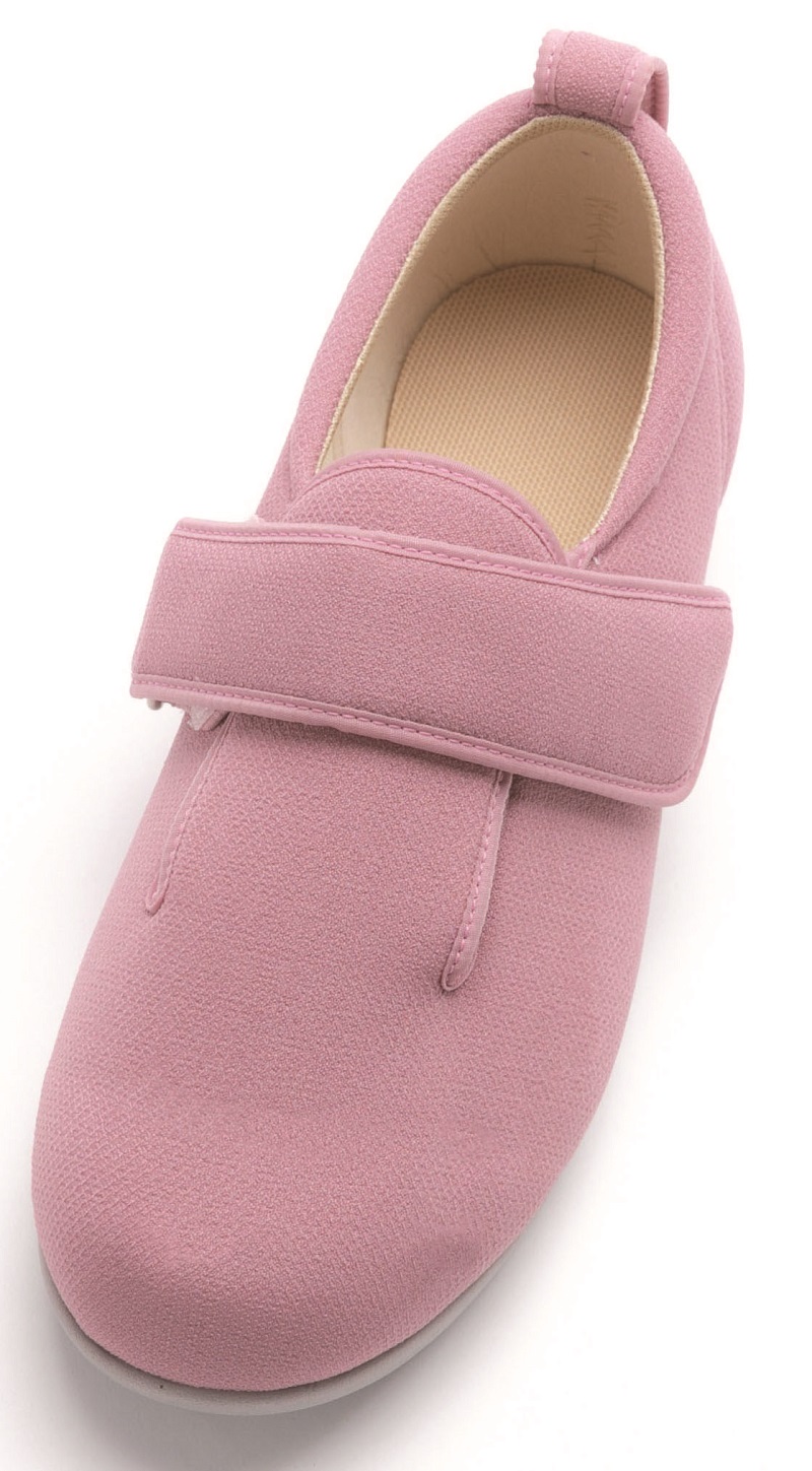 右足】あゆみ ダブルマジックⅢ【幅広11E】 ピンク S(21.0～21.5