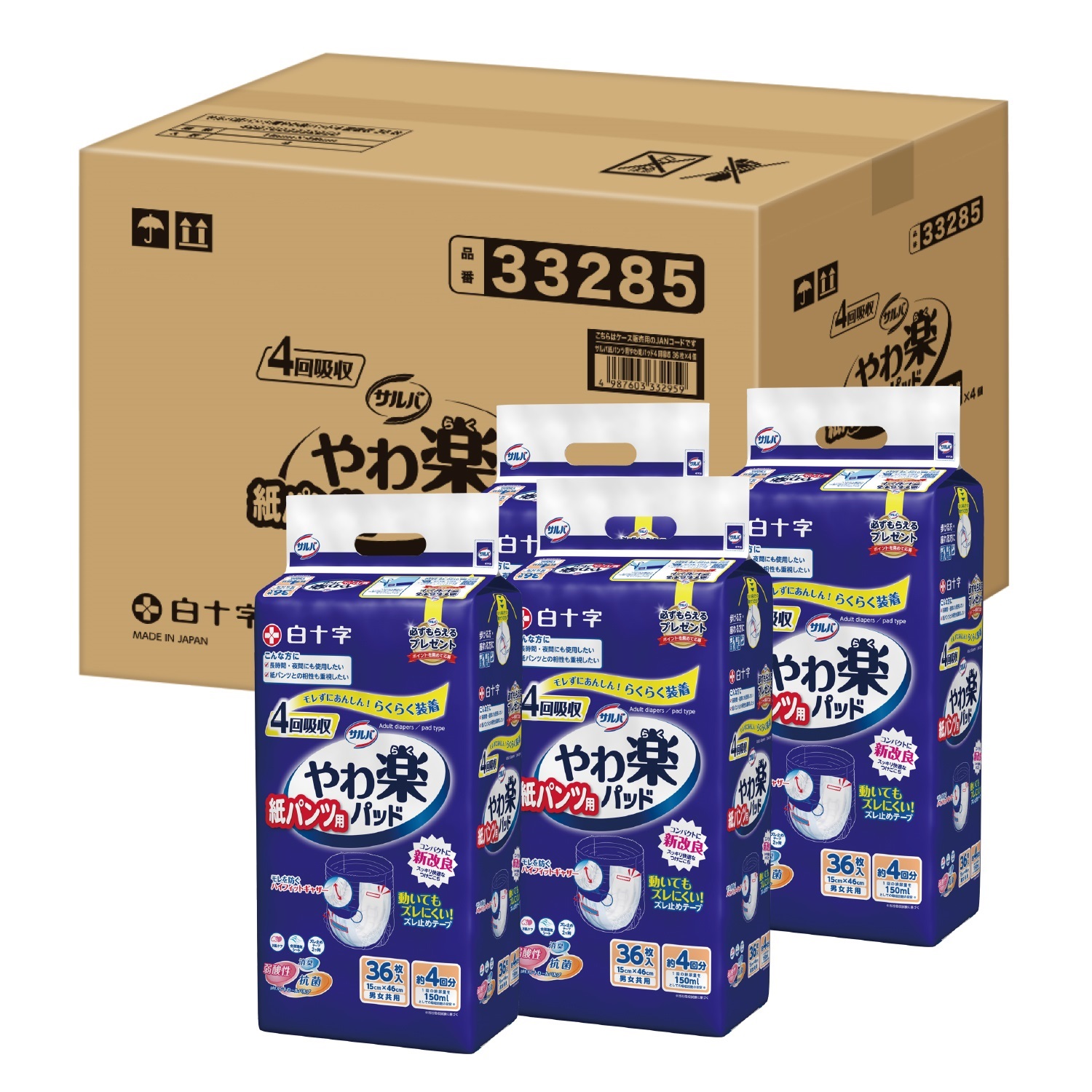 サルバ紙パンツ用やわ楽パッド 4回吸収 | 【公式】イオン九州