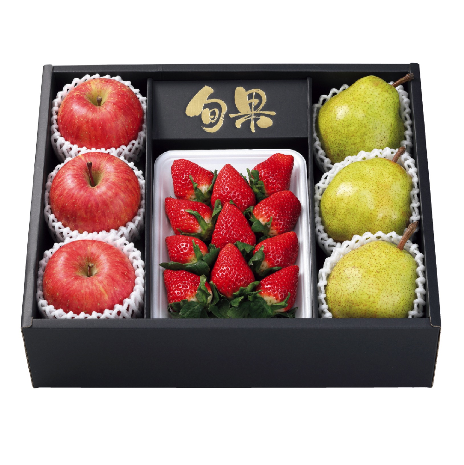 佐賀県産・山形県産・青森県産 苺、ラ・フランス＆サンふじりんご（お